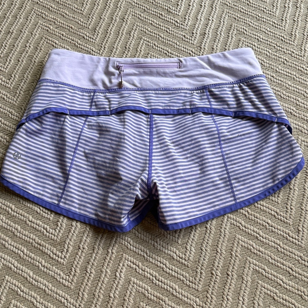 Lululemon speed shorts 2.5” low rise size 6